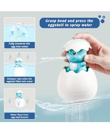 Joyreal Baby Bath Toys - Toddler Bath Toy for 18+ Months Baby Bath Tub Toy with 3 Suction Cup Spinner Toys & 2 Wind Up Bath Toys Gift for Boys Girls for 2 3 4 5 Year Old Standard Edition - Buy Online on GoSupps.com