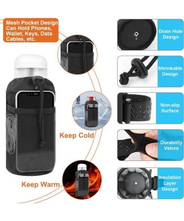DESIGN WISH 2-Pack 24oz Bicycle Bottle Holder - Screwless Beverage Holder for Bikes - Black Water Bottle Bracket & Mains Bag Compatible (591ml) - Buy Online on GoSupps.com
