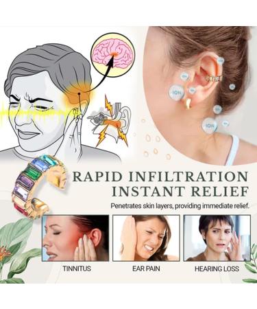 Tinnitus KyaniteION Women Ear Cuff Kyanite ION Women Ear Cuff Rhinestone Non Pierced Ear Clips Cuff earrings Jewelry Gifts for Women (2pc) - Buy Online on GoSupps.com