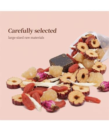  Qoobom Velutra Chinese Brown Sugar Ginger Tea with Red Jujube and Red Ginseng Promotes Digestion Improves Sleep Soothes and AIDS Digestion Individually Wrapped Purely - Buy Online on GoSupps.com