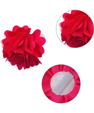 BIPY 4pcs 5cm Pinks Female Dogs Collars Flowers Charms Slides Flowers Bows For Cat Puppy Small Medium Dog Grooming Accessory - Buy Online on GoSupps.com