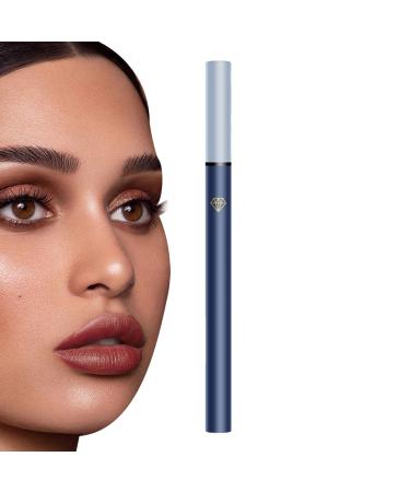 Waterproof Eyeliner | 1ml Waterproof Smudge Proof Eyeliner | Liquid Liner Longwearing with Ultra-Fine Tip Eye Makeup with Precise Tip Easy-to-Apply Skoulazeo Brown