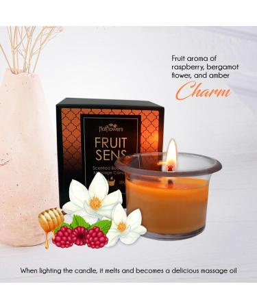 Buy HOT Flowers Beeswax Body Scented Massage Candle Set - Skin Safe Low Heat Oil Warmer - 3 Romantic Scents - International Shipping - Buy Online on GoSupps.com