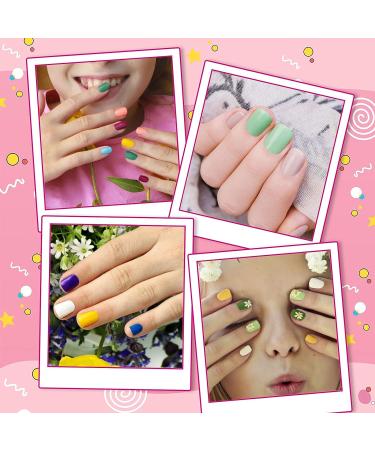 Urchabri Kids Nail Polish Set - Non Toxic, Fast Drying, Peel Off Nail Polish - Birthday Gift for Girls Ages 3+ | GS10-4 - Buy Online on GoSupps.com