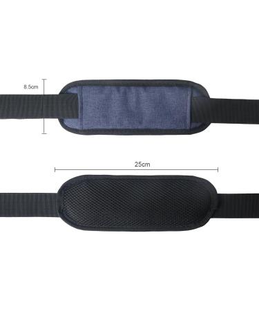 Jakago 60 Universal Adjustable Shoulder Strap for Bags | Non-Slip Cushion Ventilated Design 4.5cm Wide 155cm Long (Blue) - Comfortable & Durable - Buy Online on GoSupps.com