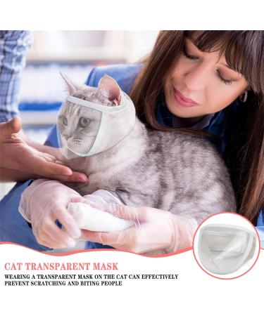Adjustable Cat Muzzle for Bathing | Breathable Mesh & PVC Protection | Perfect Cat Care Accessory - Buy Online on GoSupps.com