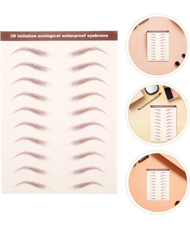 Mobestech 6feuilles Sourcils Autocollant Temporaires Imperm ables Repositionnables pour Maquillage Bandes Adh sives Simul s - Buy Online on GoSupps.com