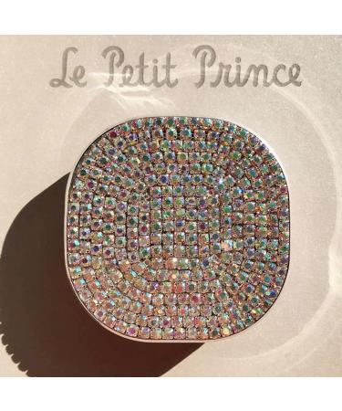 Buy QRIEQYN Bling Rhinestone Contact Lens Case - Portable Kit with Mirror | Stylish Silver & Colorful Design for Travel - Buy Online on GoSupps.com