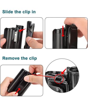 2Pcs Insulin Pump Clip for Medtronic MiniMed Pumps - Black | Compatible with 630G, 640G, 670G, 770G, 780G Models - Buy Online on GoSupps.com