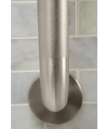 Moen R8736P Home Care 36-Inch Grab Bar | Bathroom Safety with Concealed Screws | Peened Finish - Buy Online on GoSupps.com