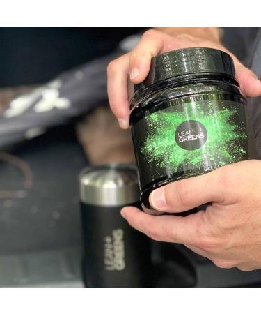 Lean Greens Super Greens Powder - 500g - Detox Blend of Wheatgrass, Spirulina & Vegetables - Sneak More Veggies into Your Day in 30 Seconds - Buy Online on GoSupps.com