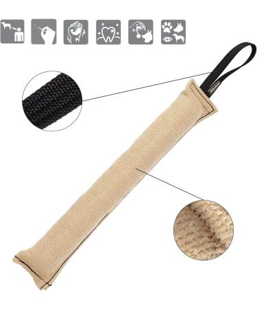 Dingo Gear Jute Bite Sausage with Holder - 60x8 cm | IGP IPO Training Dog Toy S00149 - Buy Online on GoSupps.com