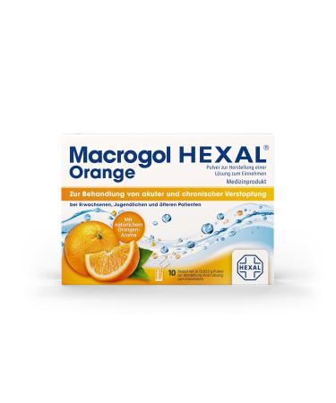 HEXAL Macrogol HEXAL Orange 10 pc Sachets