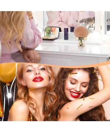 Tanning Brush Oval Self Fake Tan Brush 2.8" Dia. Large Tan Brush Kabuki Brush Powder Brush for Makeup Legs Arms Face Body(Gold) - Buy Online on GoSupps.com