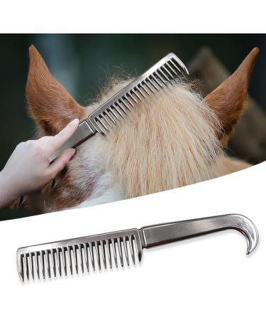 HAICN Aluminum Alloy Horse Comb Mane and Tail Comb Horse Grooming Tool Livestock Comb for Removing Loose Undercoat Knots - Buy Online on GoSupps.com