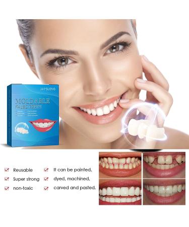 Temporary Tooth Repair Kit - A1 Fake Teeth Replacement Glue for Missing & Broken Teeth - Moldable Denture Solution for Men and Women - Buy Online on GoSupps.com