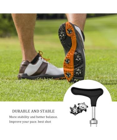 Bootoow Golf Shoe Spikes - 16 Cleats with Handheld Wrench | Premium Replacement Golf Spikes for Optimal Performance - Buy Online on GoSupps.com