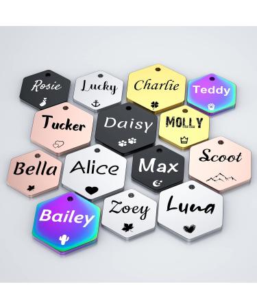 Yehanti Personalized Dog Tag - Engraved Stainless Steel ID for Dogs Cats & Puppies | Custom Name Phone & Address | International Shipping - Buy Online on GoSupps.com