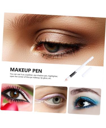 Didiseaon 48 Pcs Eyeliner Pencil White Eyeshadow Stamp Eyeliner Woman Eye Makeup Pencil Wooden Pole Miss Girl - Buy Online on GoSupps.com
