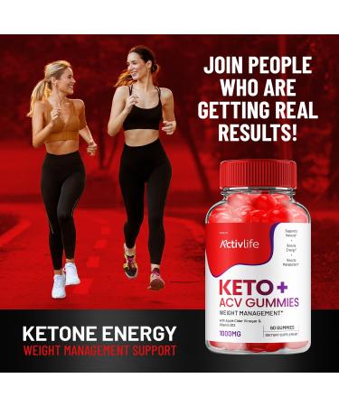 ActivLife Keto ACV Gummies - 180 Count (3 Pack) | Advanced 1000mg Apple Cider Vinegar Formula for Weight Loss & Health Support - Buy Online on GoSupps.com