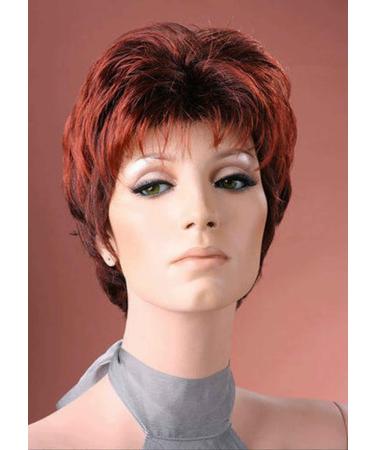 Forever Young Ladies Short Wig Dark Auburn Boycut Style Fashion Wig - Buy Online on GoSupps.com