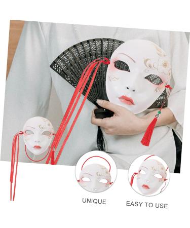 Nolitoy Opera Mask - Chinese Festival & Masquerade Party Costume | Halloween Fuchsmask Face Cover - Buy Online on GoSupps.com