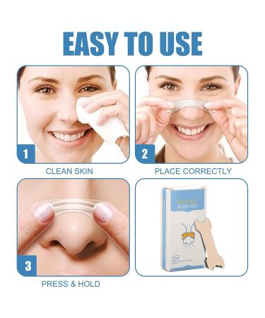 10pcs Nasal Strips for Snoring - Clear Airway, Better Sleep, Less Snoring, Relief from Stuffy Nose and Congestion - Anti-Snoring Solution for Men and Women - Buy Online on GoSupps.com