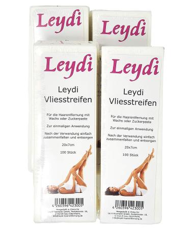 NEW: 400 Leydi fleece strips - for hair removal with warm wax and sugar paste