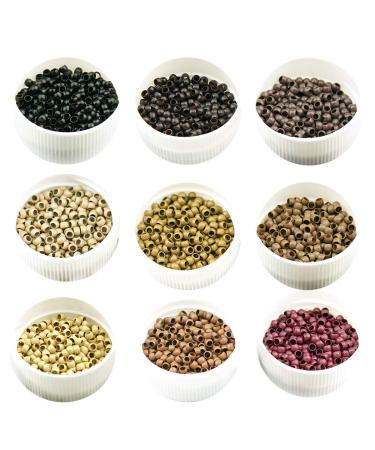 KOCONI hair extension Nano Beads 3mm #3 Dark Brown Nano Beads 3mm #3 Dark Brown - Buy Online on GoSupps.com
