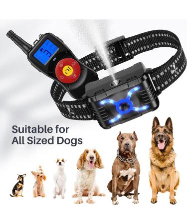 Anti Barking Dog Collars Citronella Dog Collar for Barking with Remote Smart Anti Bark Collar with 4 Training Modes Rechargeable Safe Citronella Spray Dog Barking Collar for Small Medium Large Dogs Black#XG03 - Buy Online on GoSupps.com