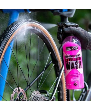 Muc Off Waterless Wash 750ml - High-Performance No Rinse Bike Cleaning Spray - Cleans & Polishes All Bike Types - Buy Online on GoSupps.com