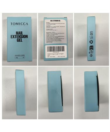 Tomicca Acrylic Gel for Nails - Pale Rosa Set (2x15g) | Quick Extender Polygel for Long-Lasting Nail Extensions | Perfect for Beginners & Salon Professionals - Buy Online on GoSupps.com