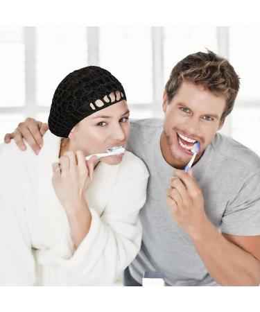 2PCS Women's Mesh Crochet Hair Net Snoods - Knit Sleep Cap & Hair Cover Accessory - Buy Online on GoSupps.com