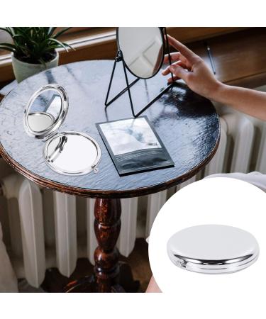 1pc Double Sided Folding Mirror Small Cosmetic Mirror Small Mirror for Purse Cute Compact Mirror Portable Makeup Mirror Mini Mirrors 2-sided Mirror Metal Handbag Travel Pocket - Buy Online on GoSupps.com
