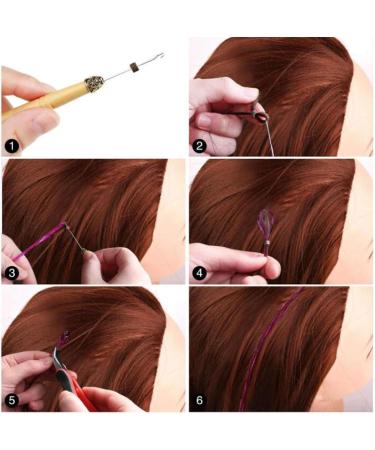 kawehiop Versatile 12 Colors Hair Extension Tinsel Kit 2400 Strands for Styling Women and Men 94cm 1Set 1Set 94cm - Buy Online on GoSupps.com