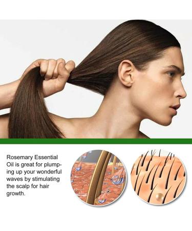 100% Pure Organic Rosemary Oil for Hair Growth | Strengthen Curly & Damaged Hair | 60ML - Buy Online on GoSupps.com