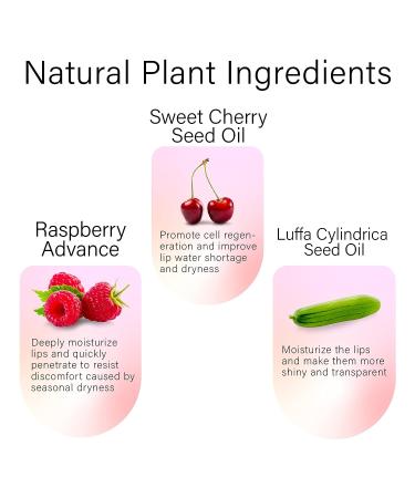 Lip Glow Oil - Plumping & Moisturizing Lip Care with Cherry Extract for Nourished & Glossy Lips - Transparent Color Change Formula - Buy Online on GoSupps.com