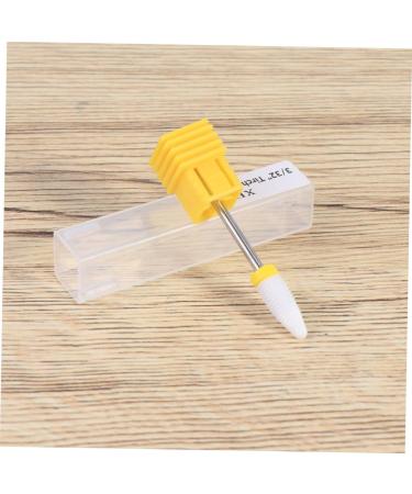 Beaupretty Nail Bit Grinding Head polish grinding bit bit Fine Coarse Bit Cuticle Bit Art Supplies File Bits s bits bits Accessories Nail Drill Bits medium Yellow - Buy Online on GoSupps.com