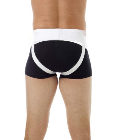 Underworks Inguinal Hernia Comfort Support Brace - Medium 33-36" Waist with Hot/Cold Therapy Pads - Buy Internationally - Buy Online on GoSupps.com