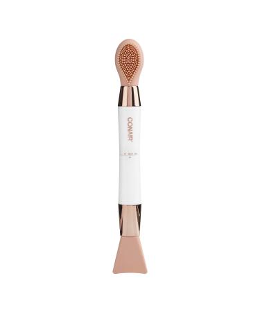 True Glow by Conair Silicone Face Mask Applicator and Remover All-in-One Tool Blends Applies and Removes Facial Masks with Gentle Exfoliation