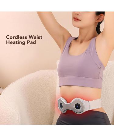 Fyearfly Menstrual Heating Pillows | Wireless Waist Support for Cramps | 3 Levels Infrared Vibration & Hot Compress | Relief for Menstrual & Back Pain - Buy Online on GoSupps.com