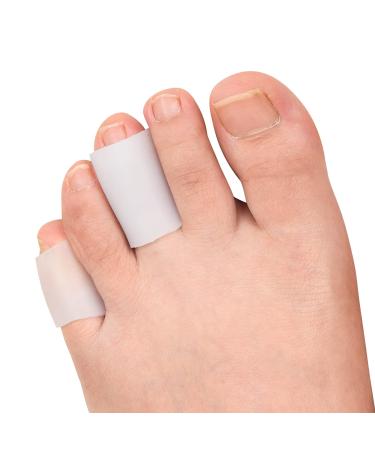 DYKOOK Gel Toe Sleeve and Toe Protector 10 Pcs Silicone Toe Tubes Bandage Caps Pads for Blister Callus Corn Sore Toe Rubbing Treatment Wen and Women - Buy Online on GoSupps.com