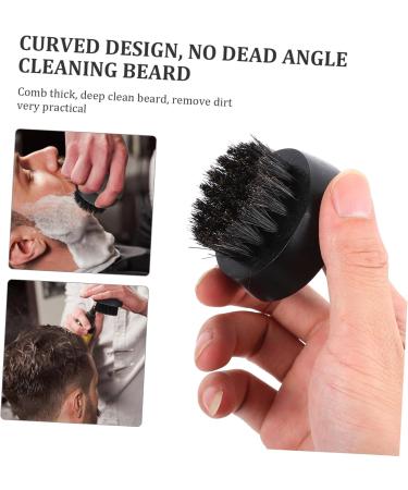 Minkissy Men's Wooden Fur Care Tools - 2-Piece Mustache Smoothing Iron & Bristle Clean Handle - Buy Online on GoSupps.com