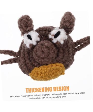 Gatuida 5th Winter Knitted Nose Warmer | Reusable Mask & Dust Protection for Animals | Perfect Birthday Party Accessory & Bicycle Cover - Buy Online on GoSupps.com