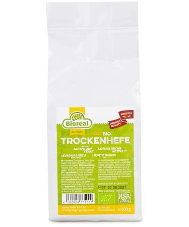 BIOREAL Organic Yeast 500 g dry yeast loose yeast pastries bread rolls cakes