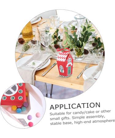 Abaodam 20 Pcs Nougat Box Food Container Cookie Holder with Ribbon Paper Candy Bags Bag Dessert Biscuit 19.5x9.5x7cmx2pcs Redx2pcs - Buy Online on GoSupps.com