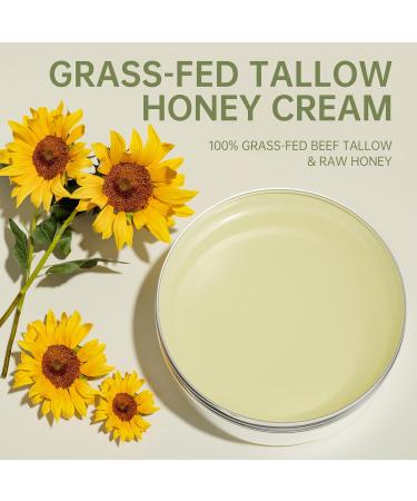 Organic Grass Fed Beef Tallow Balm for Skin & Face Moisturizer - All Purpose Natural Lotion (2.5oz - Buy Online on GoSupps.com