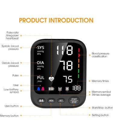 Buy Automatic Upper Arm Blood Pressure Monitor - Accurate Readings Large Cuff International Shipping Available - Buy Online on GoSupps.com