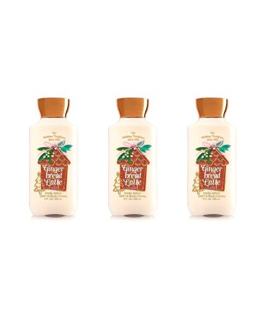 Bath & Body Works Lot of 3 Gingerbread Latte Shea & Vitamin E Body Lotion 8 fl oz each