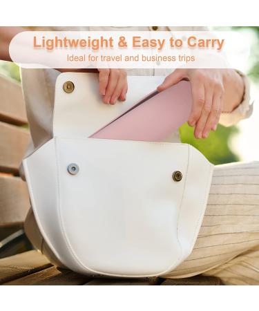 FERYES Travel Makeup Brush Holder - Magnetic Anti-Fall Out Silicon Organizer, Portable & Sleek - Pink - Buy Online on GoSupps.com